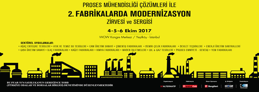 Fabrikalarda Modernizasyon Zirve ve Sergisi 4-6 Ekim 2017 / İstanbul